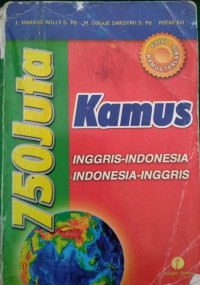 Image of 750 JUTA KAMUS INGGRIS-INDONESIA INDONESIA-INGGRIS
